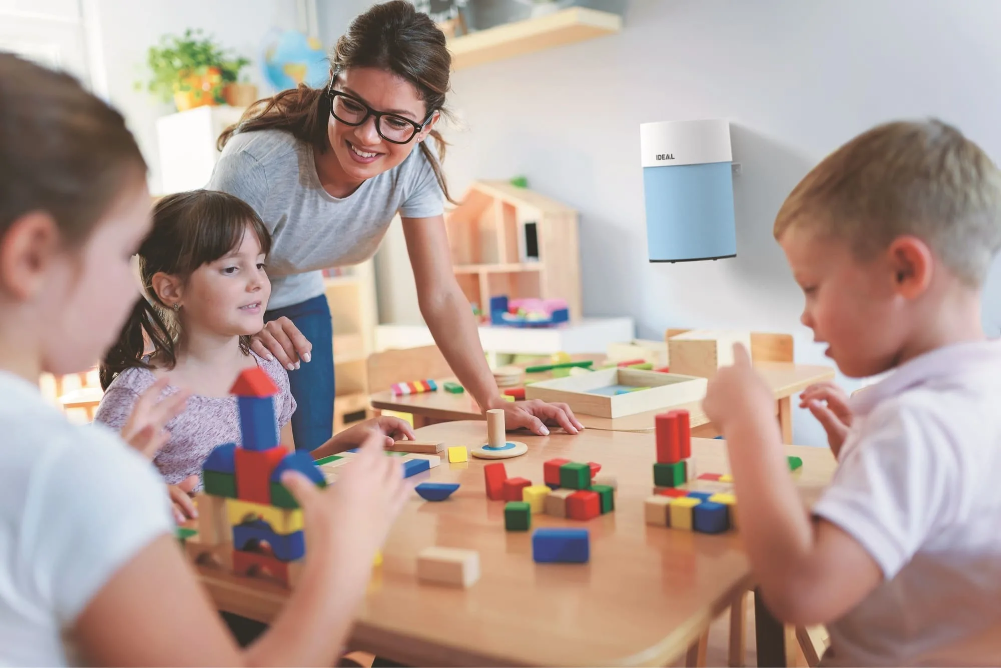 Purificadores de Aire IDEAL en colegios